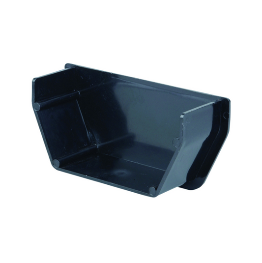 Wavin Osma SquareLine Stop End Internal (Black) 100mm – 4T810B