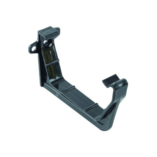 Wavin Osma SquareLine Square Gutter Support Bracket (Black) 100mm – 4T819B