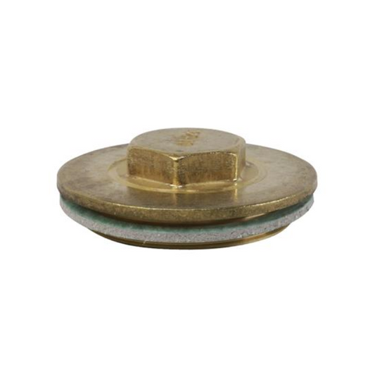 GENBRA Immersion Plug & Washer (Brass) 2¼" – BFIHPWS