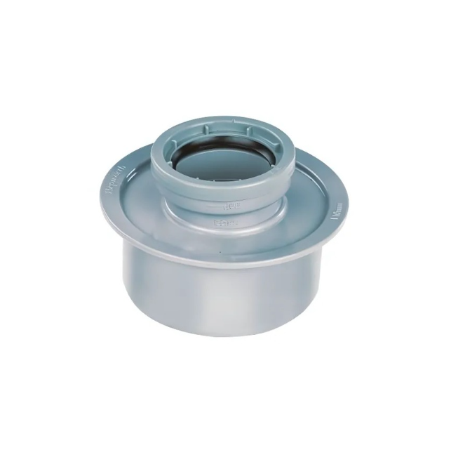 110mm x 40mm OsmaSoil Waste Reducer - Wavin (Grey) - 4S097G