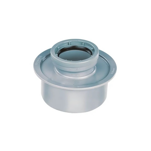 110mm x 40mm OsmaSoil Waste Reducer - Wavin (Grey) - 4S097G