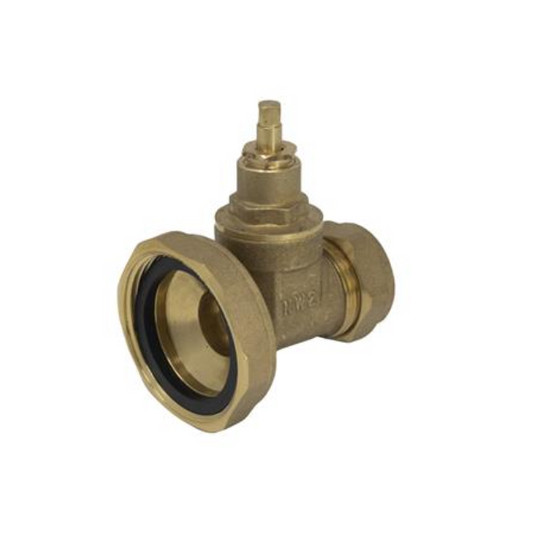 GENBRA Gate Type Pump Valve Compression x Threaded (Brass) 28mm – BFPVG-28