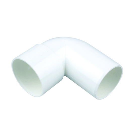 Wavin OsmaWeld Waste 32mm 90° Spigot Bend (White) – 4Z260W