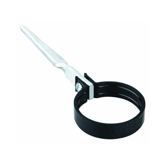 68mm Osma RoundLine Drive-In Pipe Bracket - Wavin (Black) – 0T143B