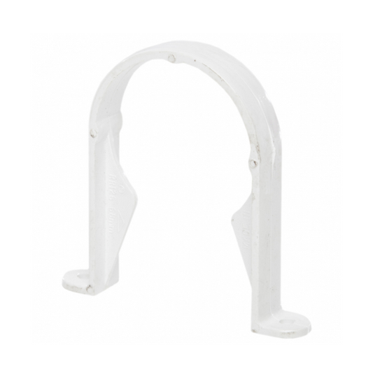 68 mm Round Downpipe Bracket - Polypipe (White) – RR126W