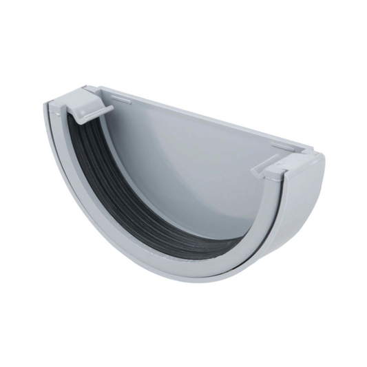 Wavin Osma RoundLine Stop End External (Grey) 112mm – 0T011G
