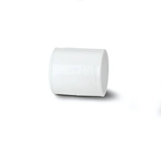 Polypipe System 2000 Solvent‑Weld Straight Coupling (White) 32 mm – MU110W
