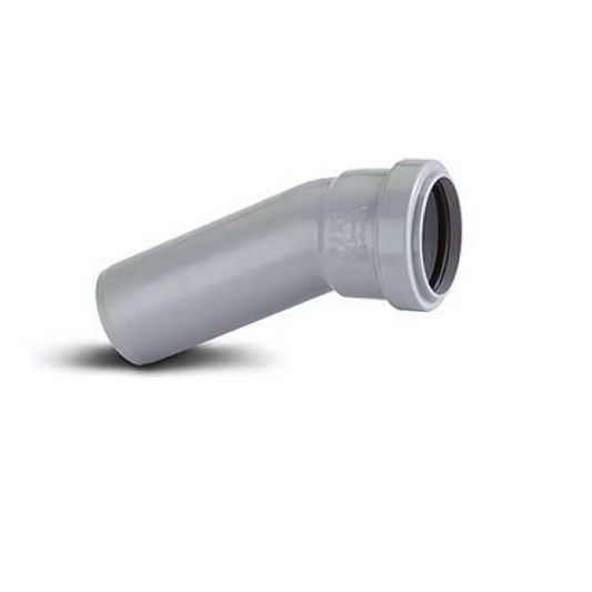 Polypipe Push-Fit Soil Boss Bend (Grey) 40 mm x 157½° - WP20G
