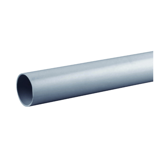 40mm x 4M OsmaWeld Solvent Weld Waste Pipe Plain Ended - Wavin (Grey) – 5Z074G