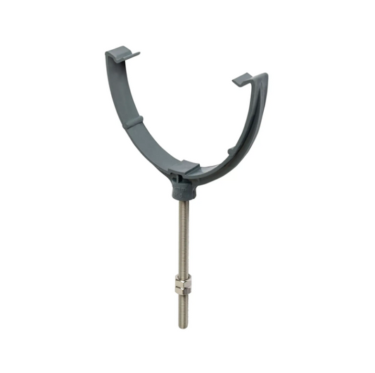 Wavin Osma DeepLine Rise & Fall Bow and Pin Bracket (Anthracite Grey) 113mm – 9T994AG