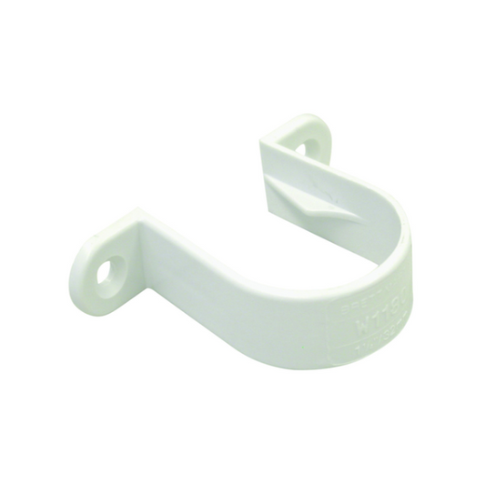 32mm Osma Push-Fit Waste Pipe Bracket - Wavin (White) – 4W081W