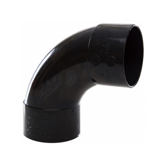 Polypipe Waste System Swept Bend (Black) 50 mm x 92.5°– WS52B