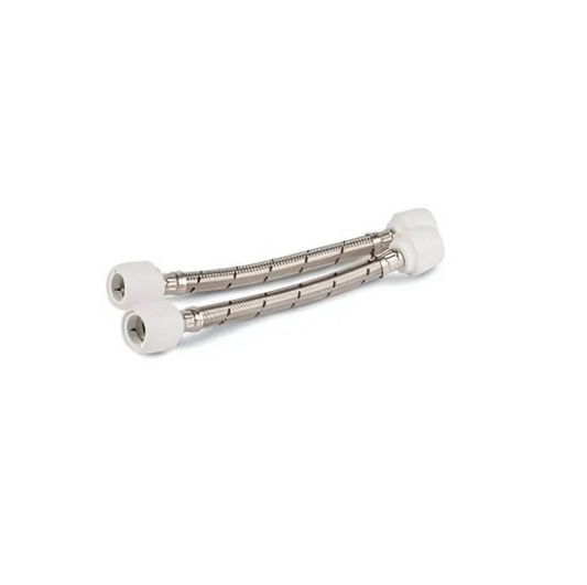 Wavin Hep2O Flexible Tap Connector (Silver) 22mm x 22mm x 500mm - HD225H/22W