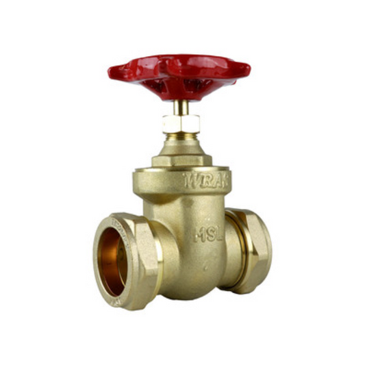 Navigator Brass Gate Valve (Red Handle) 54mm – BFGV-54