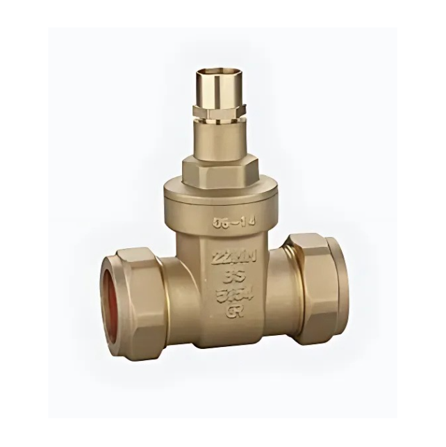 Genbra Lockshield Gate Valve DZR BS Standard (Brass) 28mm Compression – BFGVLSDZR-28