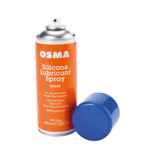 400ml  OsmaSoil Silicone Lubricant Spray - Wavin (Clear) - 4S392