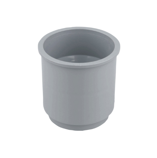 Wavin Osma RoundLine Pipe Connector (Grey) 68mm – 0T024G