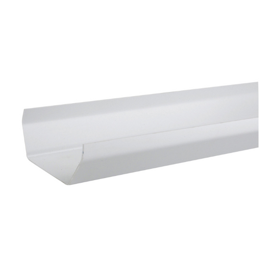 100mm x 4M Osma SquareLine PVC-U Gutter - Wavin (White) – 4T874W