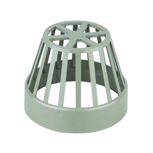 110mm OsmaSoil Ring-Seal System Balloon Grating - Wavin (Grey) – 4S302E