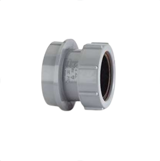 Polypipe Soil Straight Adaptor (Grey) 50mm - SN65G