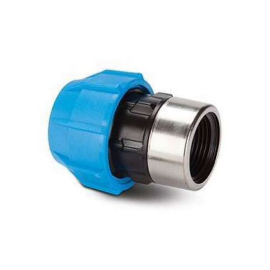 Polyfast Female BSP Threaded Adaptor (Black) 50mm x 1½" – 40350
