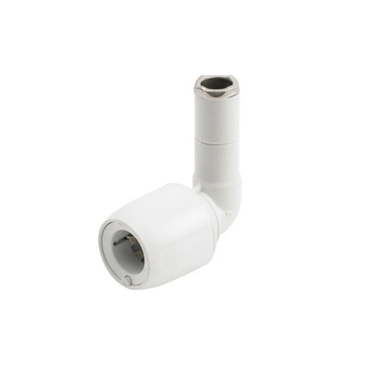Wavin Hep2O Spigot Elbow (White)  22mm - HD4/22W