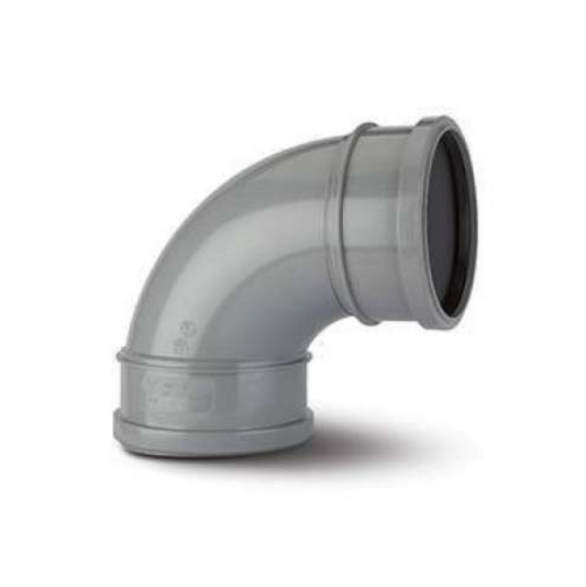 Polypipe Single Socket Bend (Grey) 160mm x 92.5° – SB609G