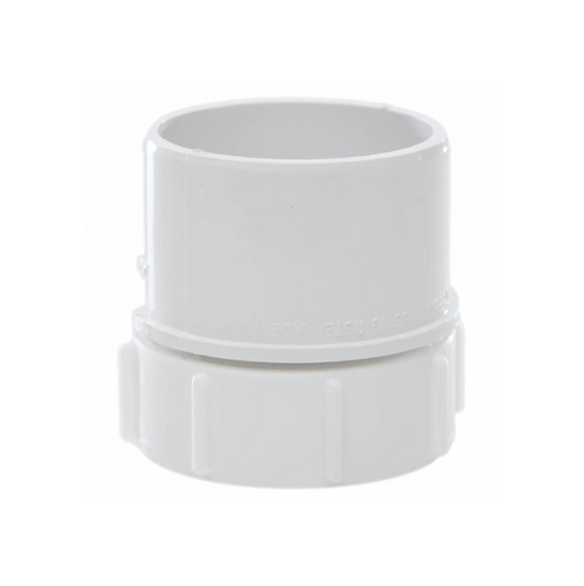 Polypipe Waste System Screwed Access Plug (White) 50 mm – WS72W