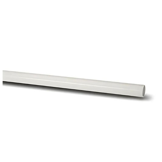 Polypipe Waste System Wastepipe (White) 40 mm x 3M– WS12W