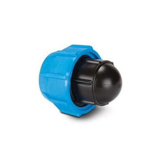 Polyguard End Cap (Black/Blue) 25mm – PGF40925