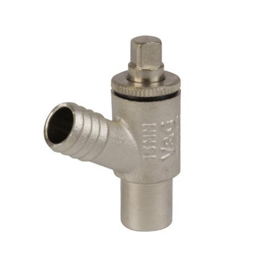 GENBRA Type A Drain Off Cock Compression Pattern (Chrome) 15mm – BFDOCTACP-15