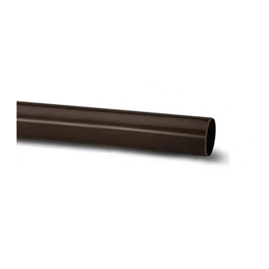 Polypipe Soil Pipe Plain Ended (Brown) 110mm x 3m – P430BR