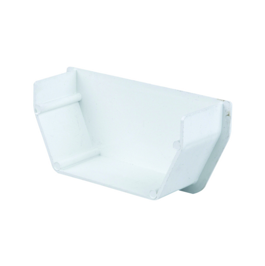 100mm Osma SquareLine Internal Stop End - Wavin (White) – 4T810W