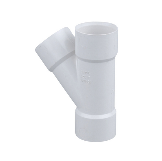 Wavin OsmaWeld Waste 45° Tee (White) 32mm – 4Z210W