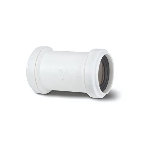 Polypipe Push-Fit Universal Waste Coupler (White) 40 mm – UWC40W