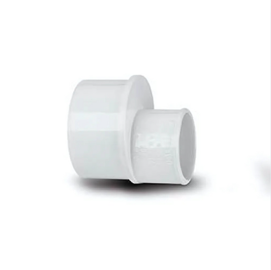 Polypipe ABS Solvent-Weld Reducer (White) 50 mm x 32 mm - WS202W