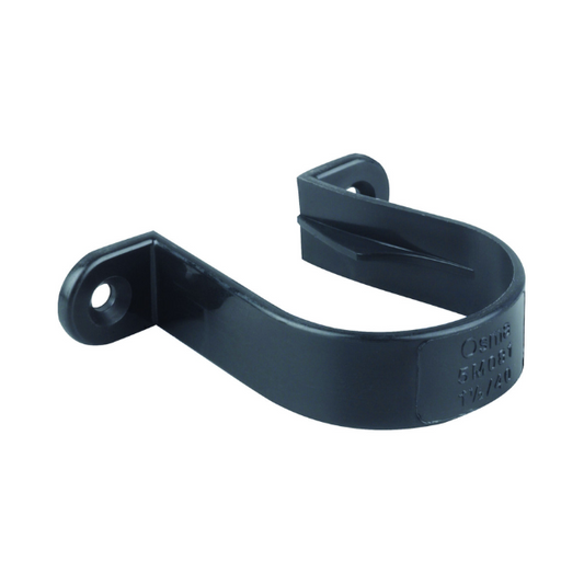 Wavin OsmaWeld Solvent-Weld Waste Pipe Bracket (Black) 50mm – 2M081B