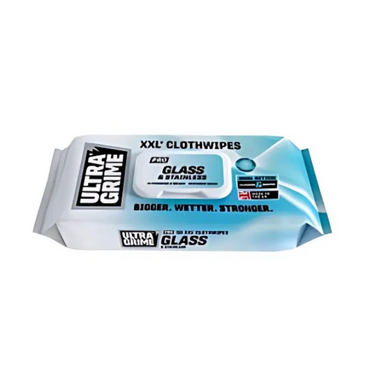 UltraGrime PRO Wet Cleaning Wipes – Glass & Stainless Steel (Blue) Pack of 50 – 5980