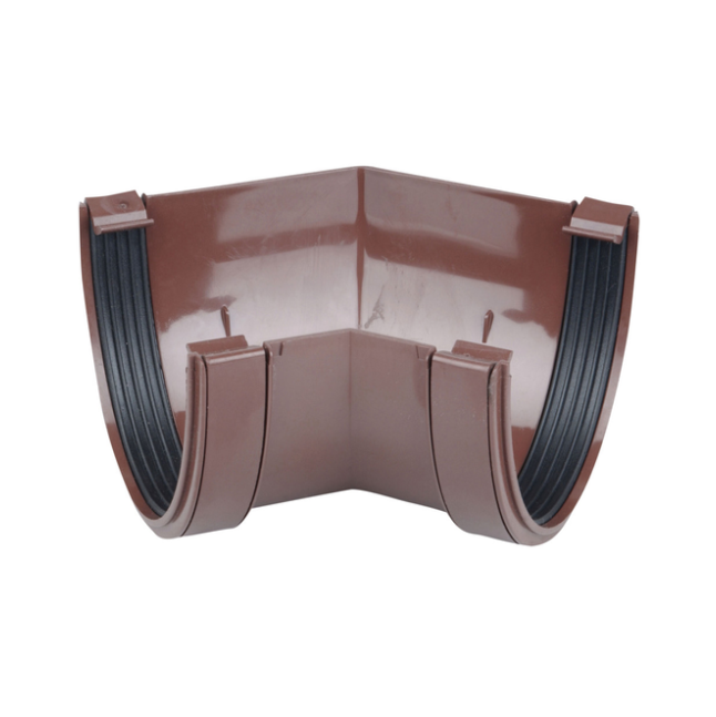 Wavin Osma Deepline Gutter Angle (Brown) 113mm x 45° – 9T904N