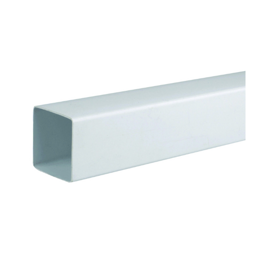 61mm x 5.5M Osma SquareLine PVC-U Downpipe - Wavin (White) – 4T888W