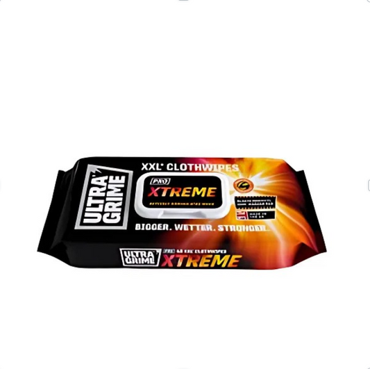 UltraGrime PRO Xtreme Wet Cleaning Wipes XXL+ (Black) – 40-Pack – 5910