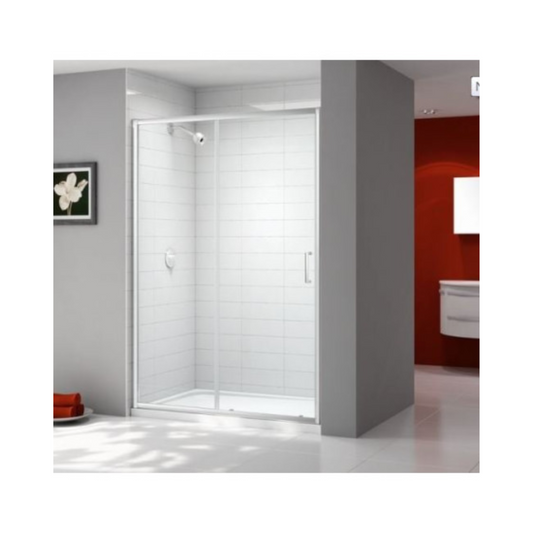 Ionic Express 1200mm Sliding Shower Door - Merlyn (Chrome Clear) - A0304C0