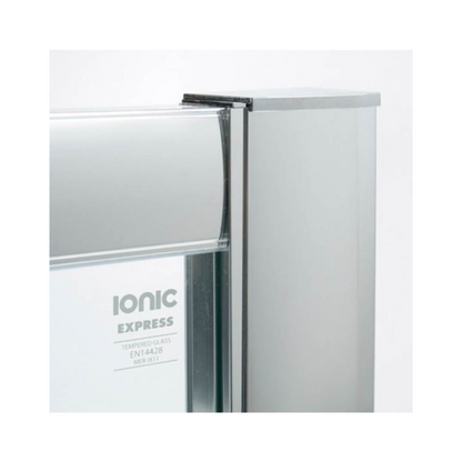 Ionic Express 1200mm Sliding Shower Door - Merlyn (Chrome Clear) - A0304C0