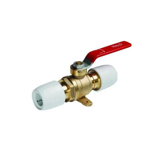 Wavin Hep2O Ball Valve (Brass) 15x15mm - HX22/15W