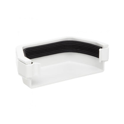 Polypipe External Stop End (White) 112mm - RS207W