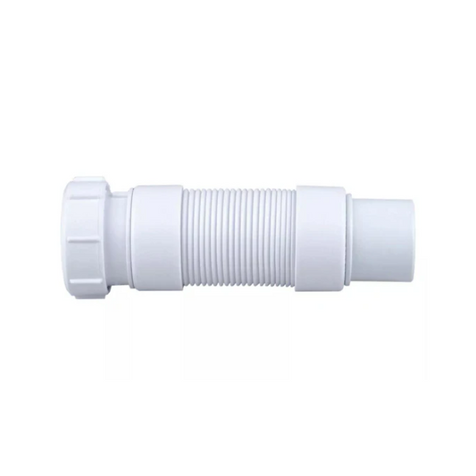 Wavin Osma Spigot Flexible Waste Connector Extendable (White) 40mm 165–290mm - 5V902W