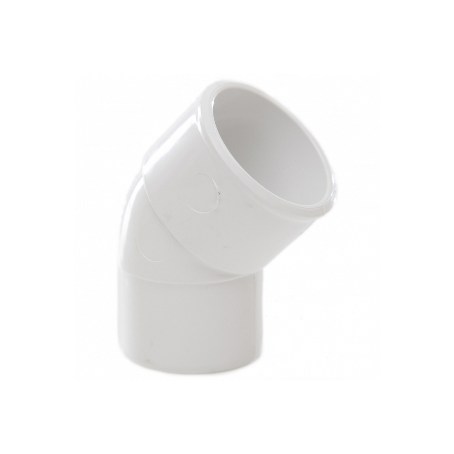 Polypipe Waste Solvent Weld Abs 45 Inch Spigot Bend (White) 32mm - WS48W