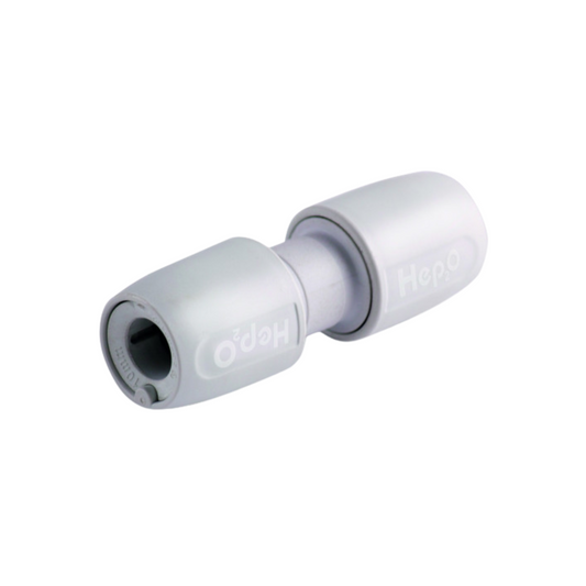 Wavin Hep2O Straight Connector (White) 10mm - HD1/10W
