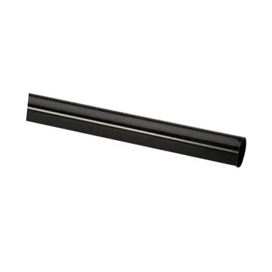 68mm x 5.5M Round Down Pipe - Polypipe (Black) - RR124B