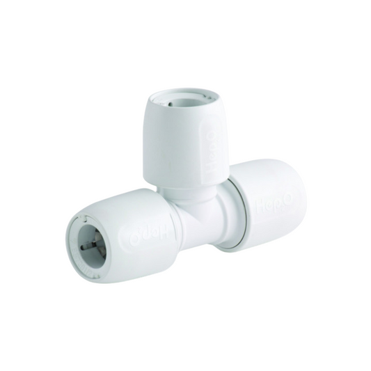 Wavin Hep2O Equal Tee (White) 15mm - HD10/15W